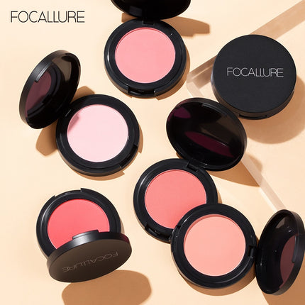 FOCALLURE 3PCS Set Oil Control Loose Powder Foundation Blush