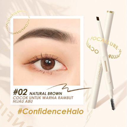 FOCALLURE 4PCS Eye Makeup Set including Liquid Eyeliner Mascara Eyebrow Pencil Eyeliner Gel