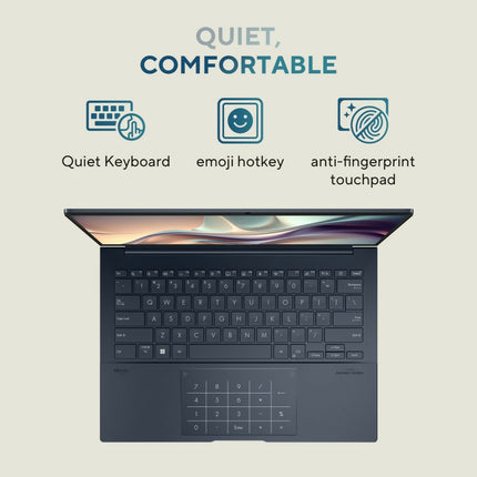 LAPTOP ASUS ZENBOOK 14 OLED UX3405MA-OLEDS512 | ULTRA 5-125H 16/1TB ARC 14" 3K W11+OHS21