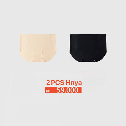 GRENEY-Gbras-Paket Celana Dalam (4PCS) CD Adem Seamless Celana Dalam Cotton Wanita Panties Sexy Warna Random-89634