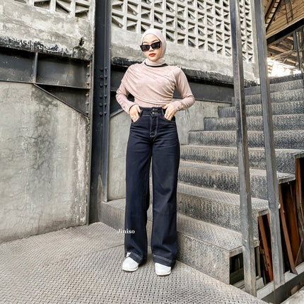 JINISO Celana Jeans Highwaist