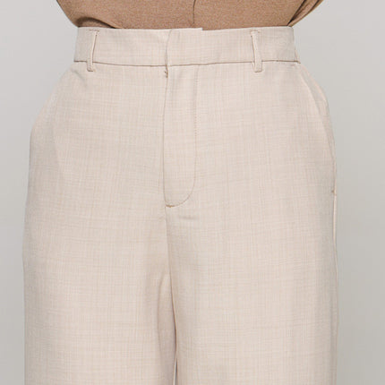 St. Yves Cropped Wideleg Melange Trouser Celana Wanita 121958964
