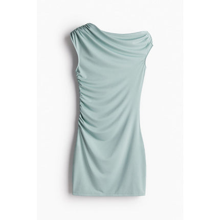 H&M Wanita Gathered one-shoulder dress