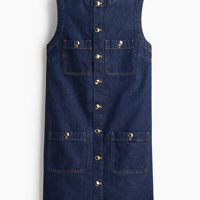 H&M Wanita Gaun denim tanpa lengan