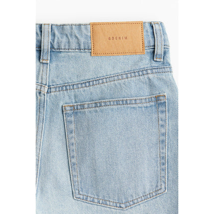 H&M Wanita High Denim Shorts Blue