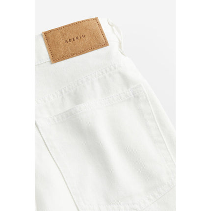 H&M Wanita High Denim Shorts White