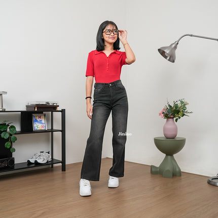 JINISO - Highwaist Loose Jeans 805 HANGOVER