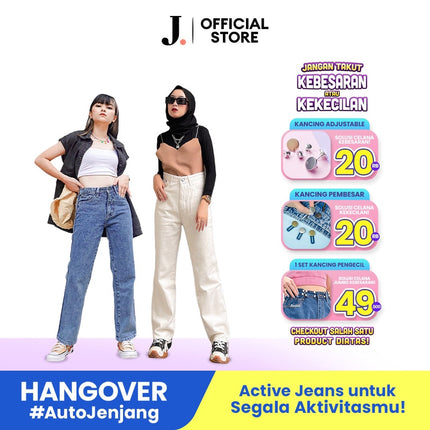 JINISO - Highwaist Loose Jeans 813 HANGOVER