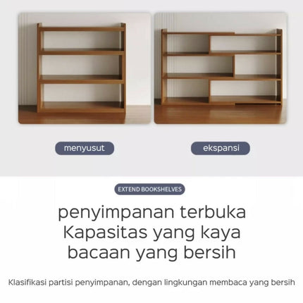 Rak buku, rak penyimpanan, lemari penyimpanan, lemari buku