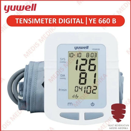 ￼Yuwell YE660B Tensimeter Digital Intellisense Alat Cek Ukur Test Tes Tekanan Darah Tensi Meter YE 660 B