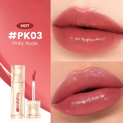 FOCALLURE Lip Tint Super Glazed Shine 16H Moisturizing Lightweight Lip Glossy