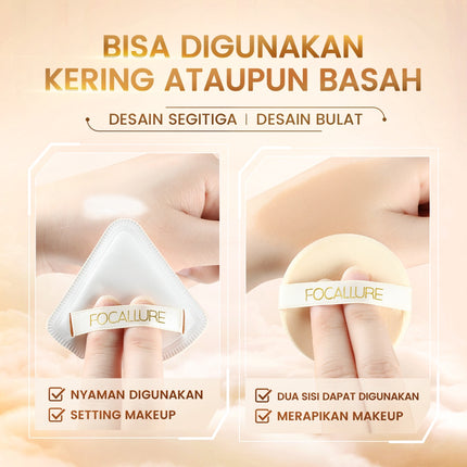 FOCALLURE Makeup Sponges Powder Puff Soft Beauty Tools