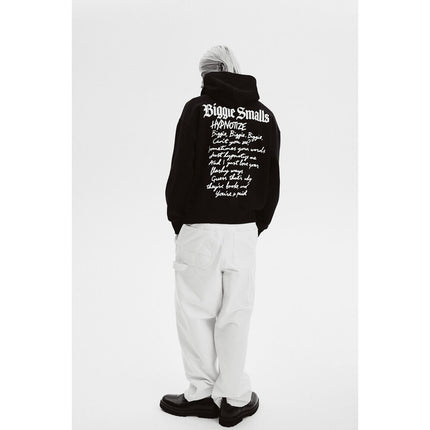 H&M Pria Oversized Fit Printed Hoodie