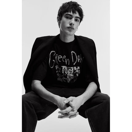 H&M Pria Oversized Fit T-Shirt