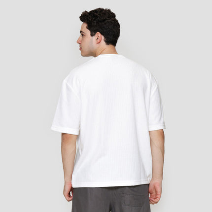 Nevada Oversized Printed Textured - Vermont Kaos Pria 122320873