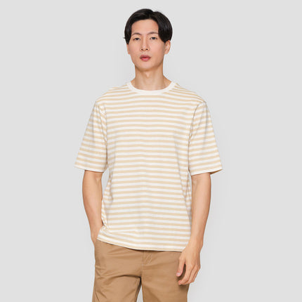 Suko Oversized Striped Tee Print Kaos Lengan Pendek Pria 120790664
