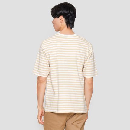Suko Oversized Striped Tee Print Kaos Lengan Pendek Pria 120790664