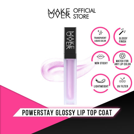 MAKE OVER Powerstay Glossy Lip Top Coat 6.2 g