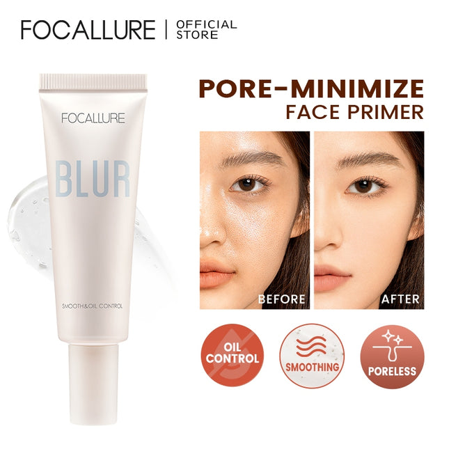 FOCALLURE Primer Pengecilan Pori-pori Mencerahkan Base Makeup