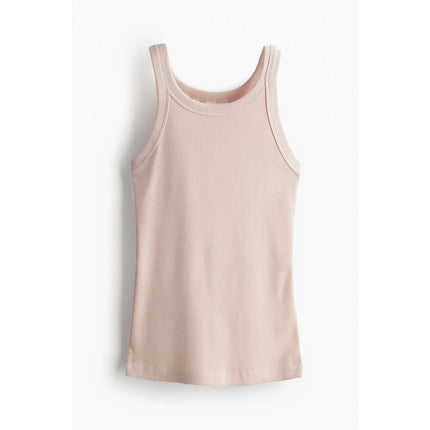 H&M Wanita Ribbed vest top