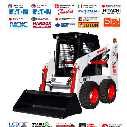 BOMAC Heavy Duty Skid Steer Loader • Model : TX-350L