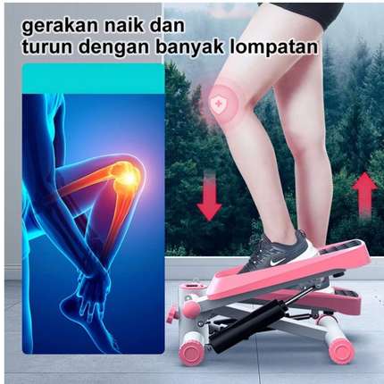 Mini Stepper Alat Fitness Olahraga/Air Climber Steper Climber Walker Glider