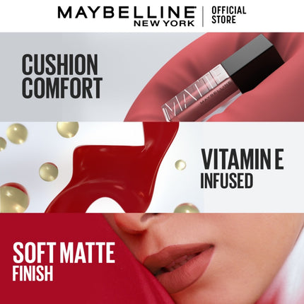MAYBELLINE Sensational Cushion Matte Liquid Lipstick Make Up