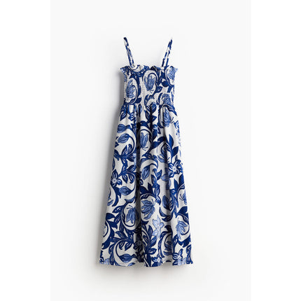H&M Wanita Smocked-bodice dress 1221999_1