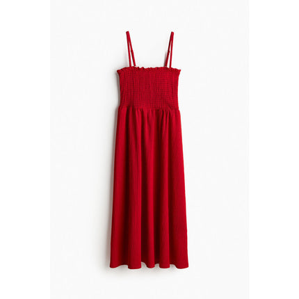 H&M Wanita Smocked-bodice dress 1221999_1