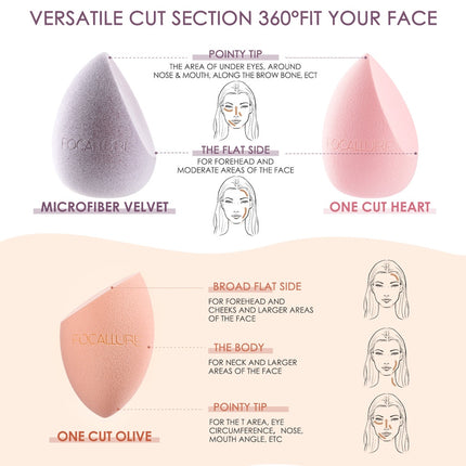FOCALLURE Soft Spons Makeup Sponge Makeup Tools