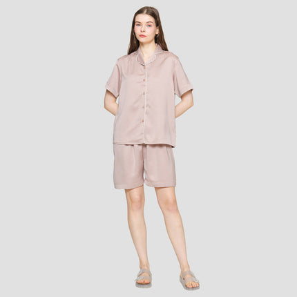 St. Yves Solid Satin Setelan Baju Tidur Wanita 122099373