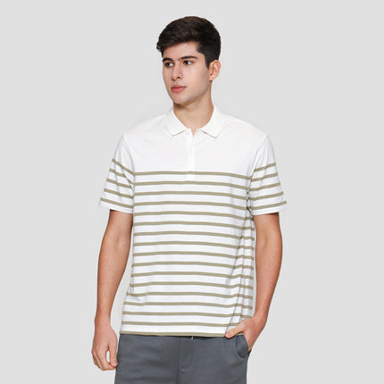 Cole Stripe Normal Plakat Kaos Polo Pria 122375627