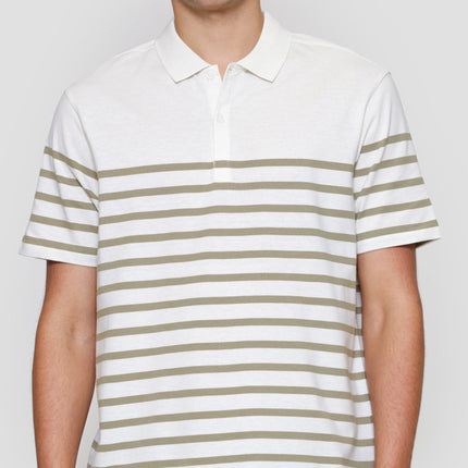 Cole Stripe Normal Plakat Kaos Polo Pria 122375627