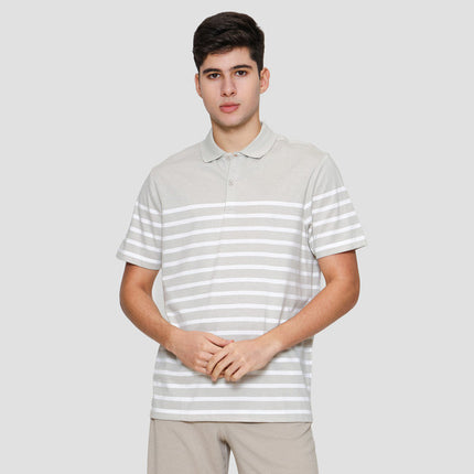 Cole Stripe Normal Plakat Kaos Polo Pria 122375627