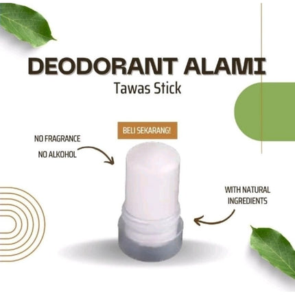 TAWAS STICK 60&120GR DAN TAWAS KOTAK DENGAN BOX BATU DEODORAN TAWAS, DEODORANT STICK TANAM, MIRIP ROLL ON