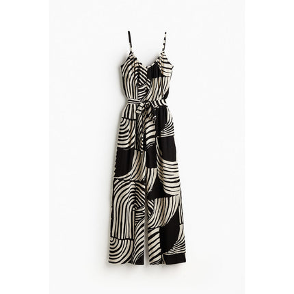 H&M Wanita Tie-Belt Jersey Jumpsuit