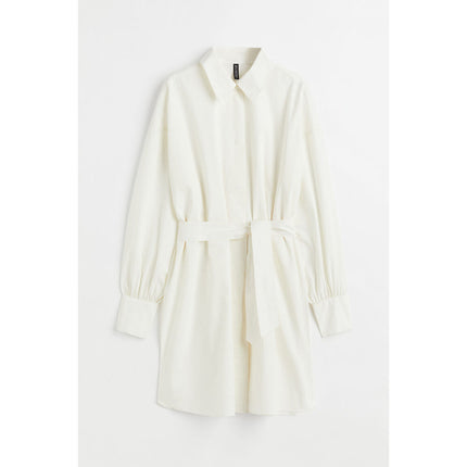 H&M Wanita Tie-belt shirt dress