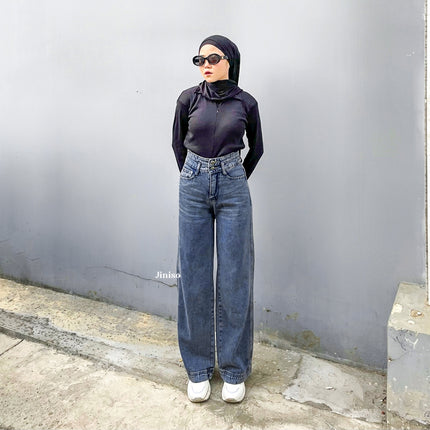 JINISO - Ultra Highwaist Baggy Loose Overtime Jeans