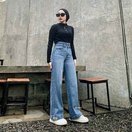 JINISO - Ultra Highwaist Baggy Loose Overtime Jeans