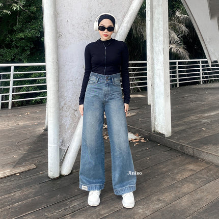 JINISO - Ultra Highwaist Baggy Loose Overtime Jeans