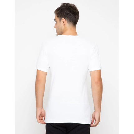 Cole V Neck Basic Top - Putih