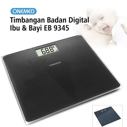 ￼Timbangan Badan Digital Ibu & Bayi EB 9345 Onemed