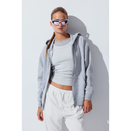 H&M Wanita Zip-through hoodie 0993762
