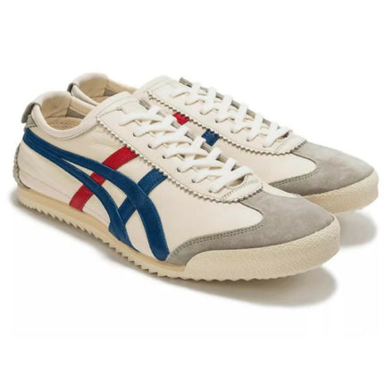 ￼Sepatu 0ntsuka original mexco66 cream blue/red